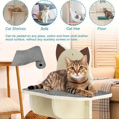 Bomeiqee Cat Scratch Pad on furniture protects wood and fabric
