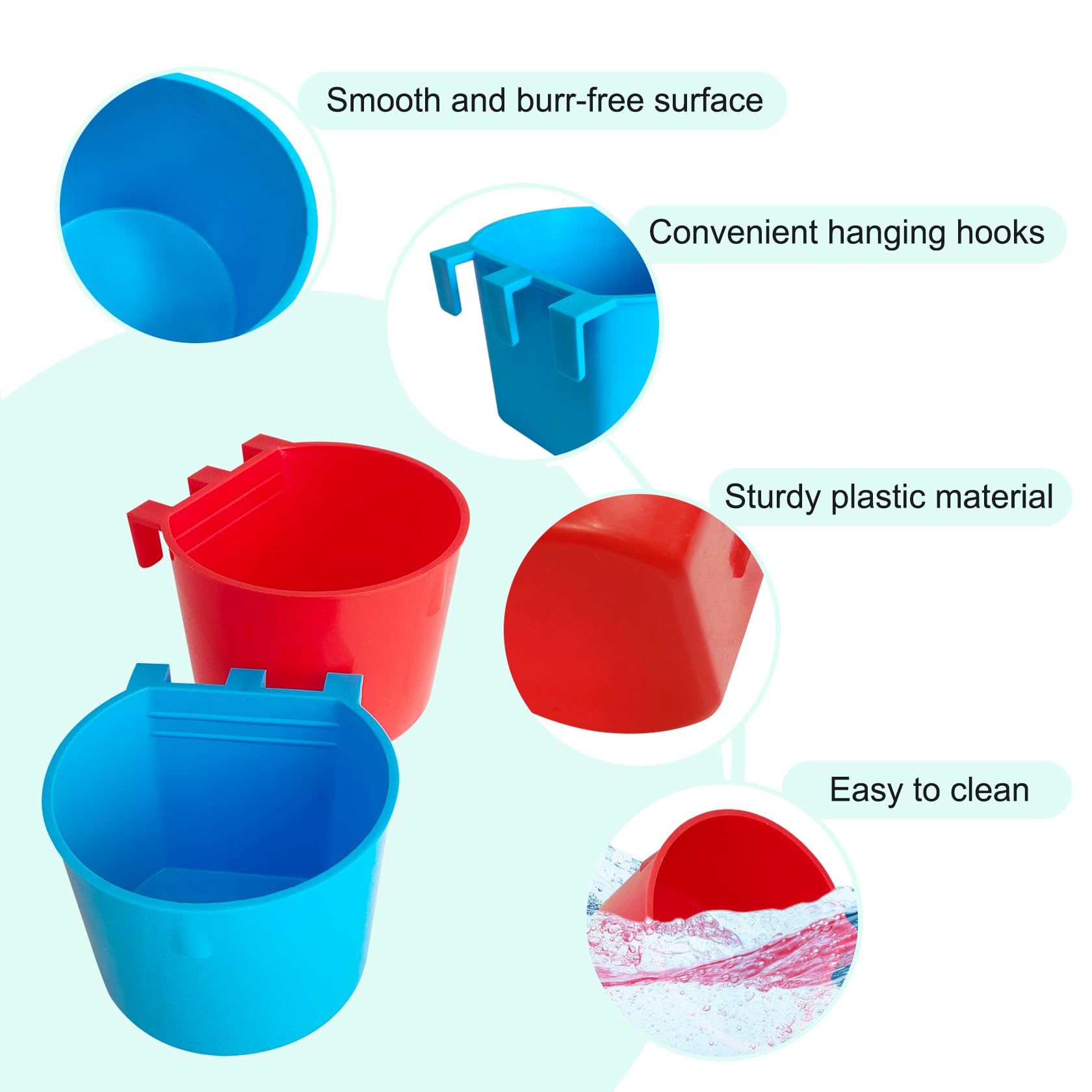 Bonchoice interior color differentiation highlights water versus food at a glance.