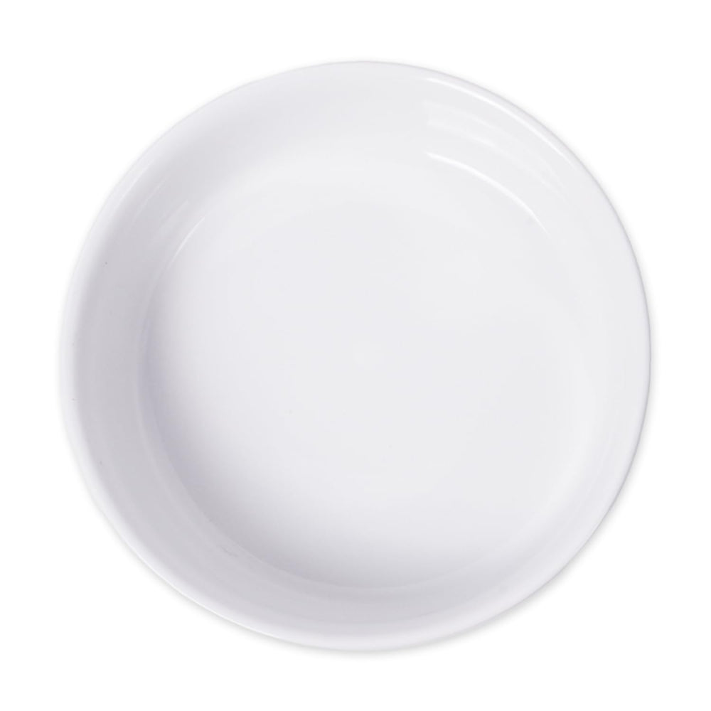 Bone Dry Paw & Patch large bowl gray on table during meal, easy-to-clean with dishwasher