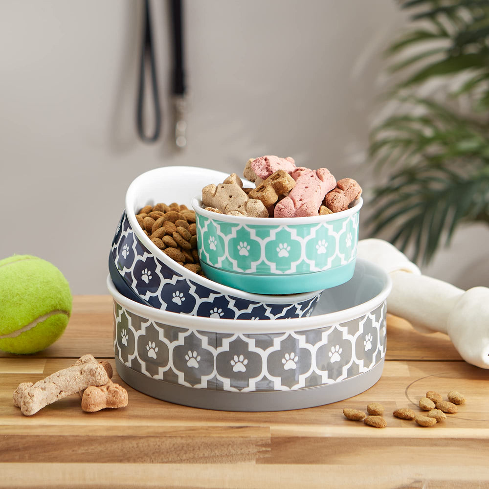 Bone Dry tazón cerámico apto para microondas, cómodo para uso diario.