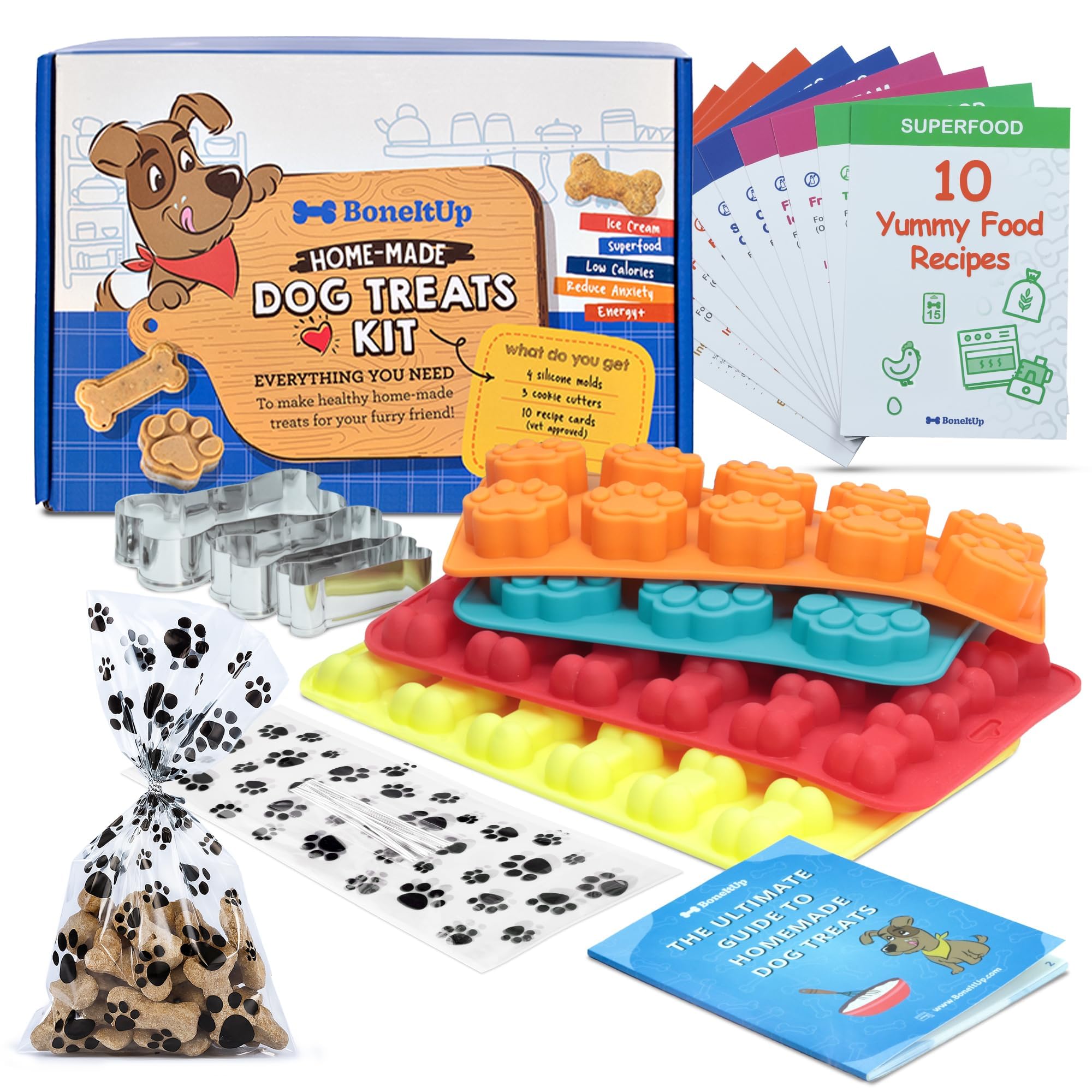 BoneItUp packaging and display showcase a gift-ready set.