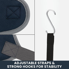 Bones and More Grooming Hammock Kit dematting rake eases knot removal.