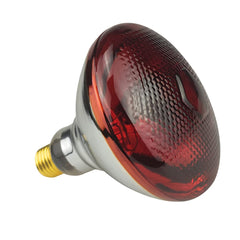 BONGBADA E26 base heat lamp compatible with 120V fixtures for broad use.