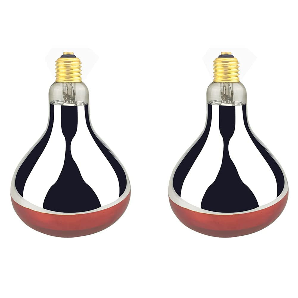 BONGBADA heat lamp bulb R40 250W red-painted outer-shell for durable warmth