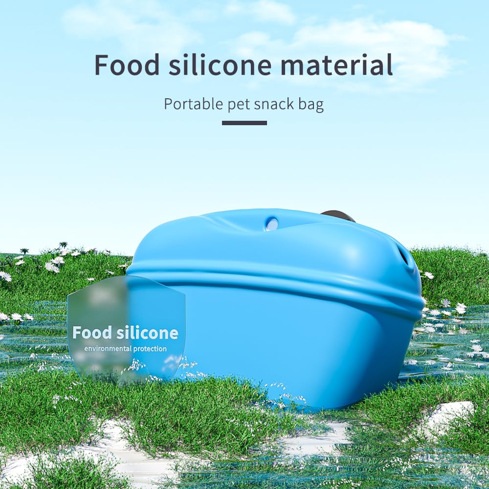 Bongpuda dishwasher-safe silicone pouch bright color, easy to clean after treats