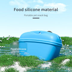 Bongpuda dishwasher-safe silicone pouch bright color, easy to clean after treats