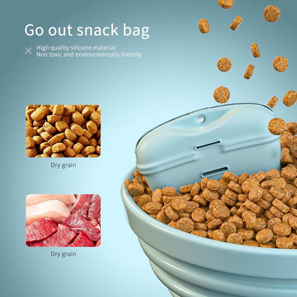 Bongpuda portable treat pouch for walking your dog with treats within reach