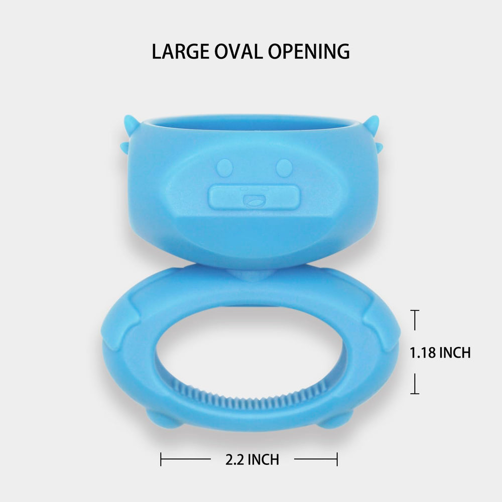 BoniVet chew holder holds yak chew for safer chewing sessions.