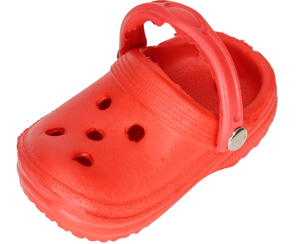Bonka Bird Toys 12 Mini Sandals hanging design demonstrates easy cage attachment for interactive play