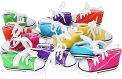 Bonka Bird Toys mini sneakers 3in long cage toy closeup for engaging play