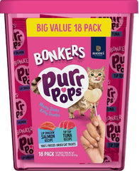 Bonkers Purrpops heart-shaped bites for interactive treat time