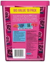 Bonkers Purrpops Lip Smackin Salmon treats, freeze-dried to preserve flavor.