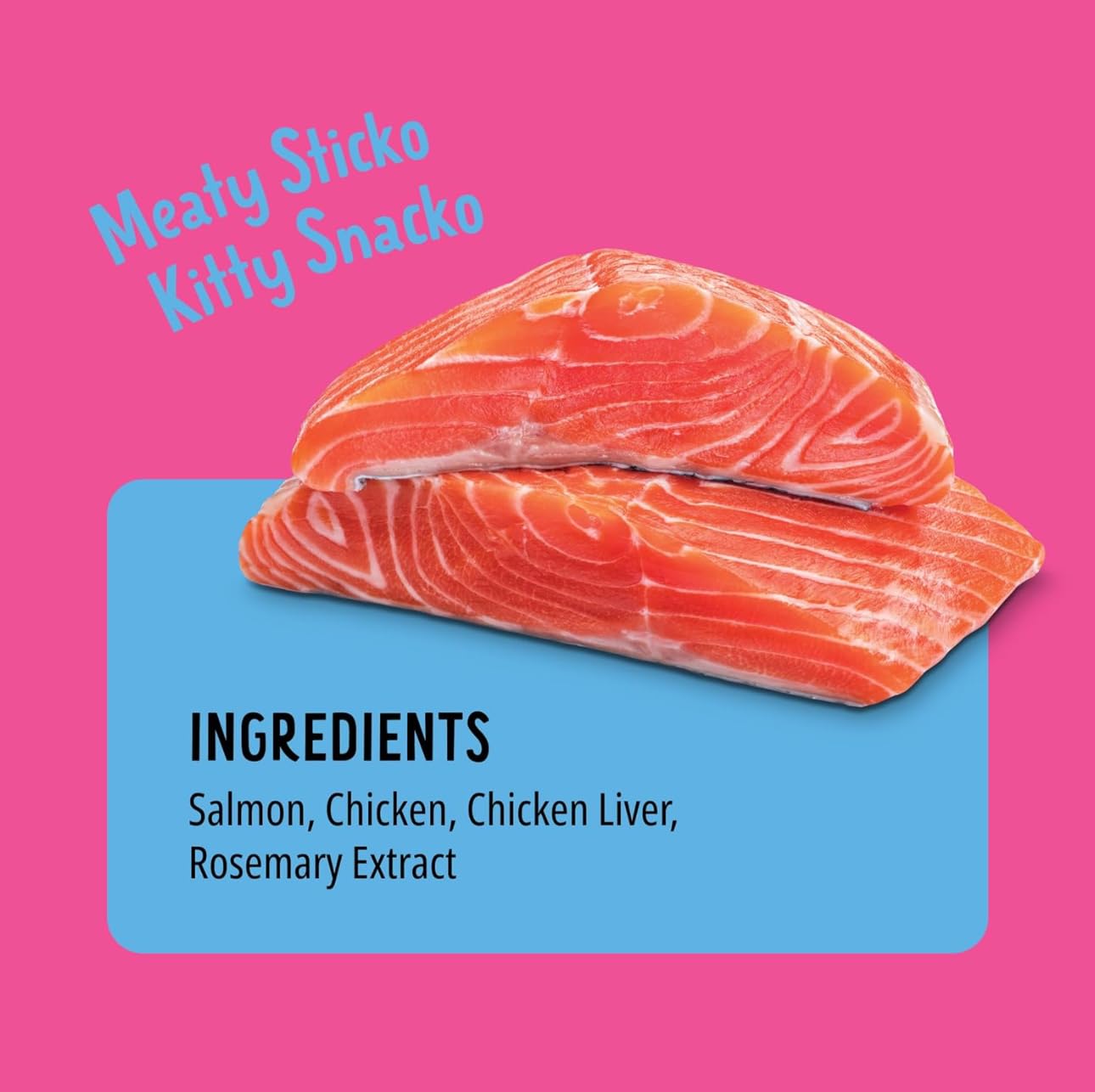 Bonkers Purrpops salmon lollipop with 100% freeze-dried salmon for high-protein nutrition