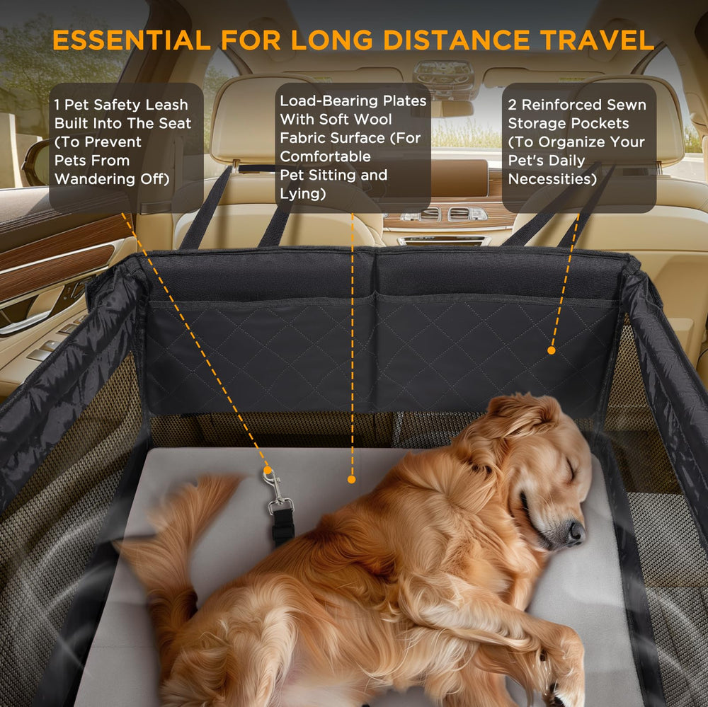 BONTHEE heavy duty back panel supports larger dogs on long trips