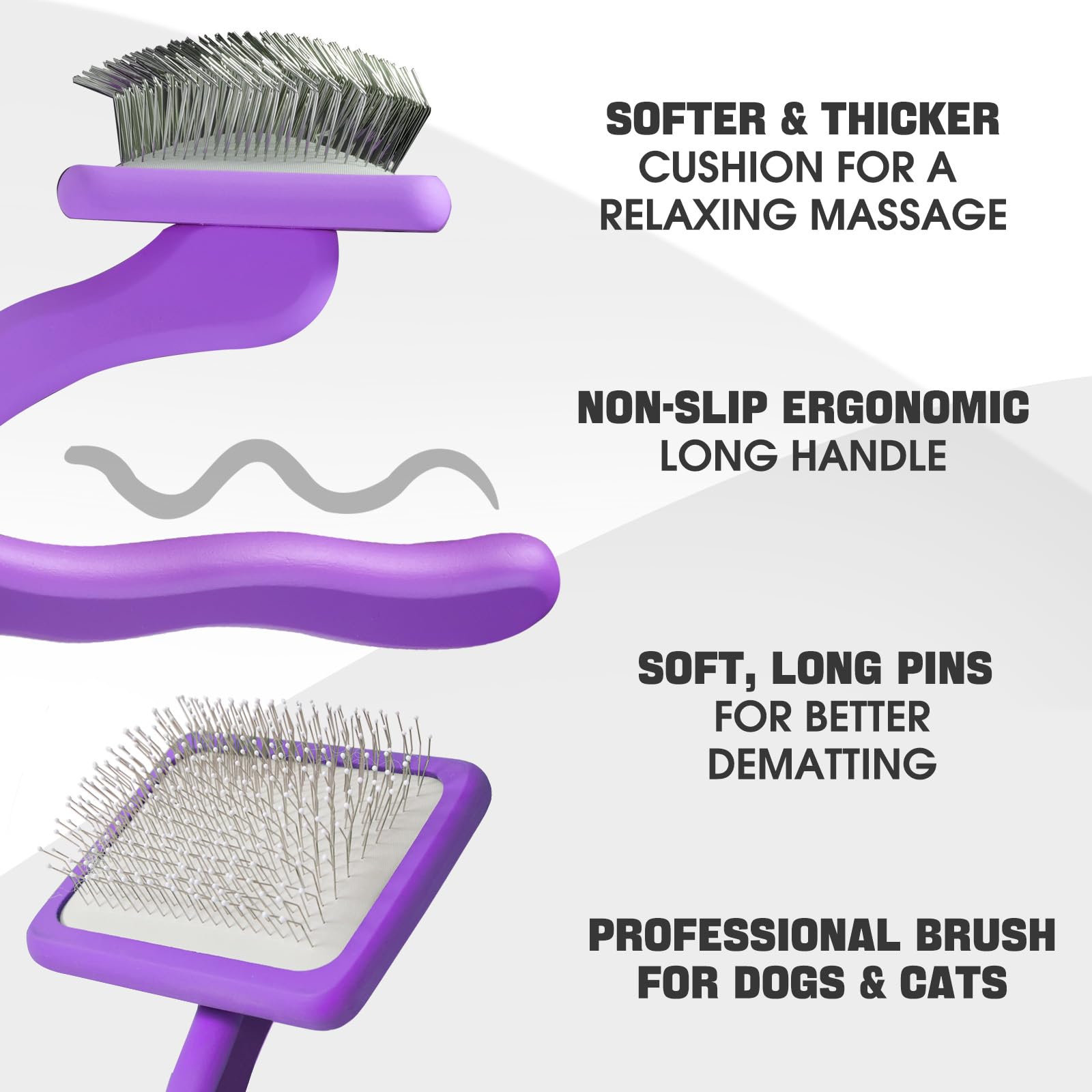 Bonteck grooming kit contents show four pieces for comprehensive at-home brushing and bathing.