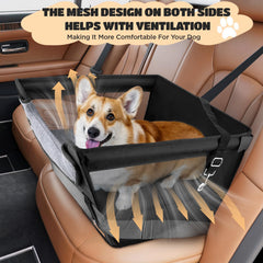 Bonthee 6-inch memory foam booster demonstrates plush support during rides.