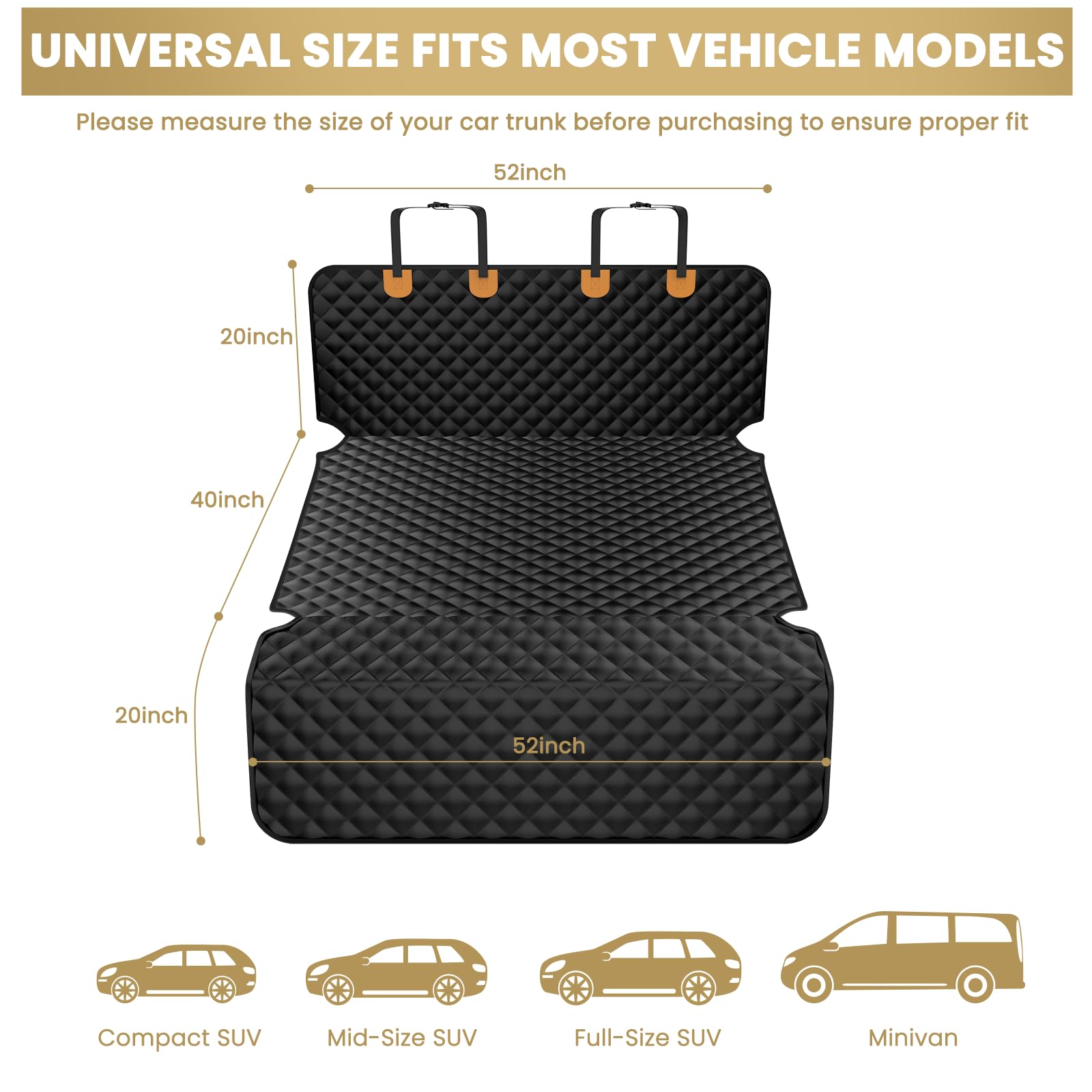 BONTHEE bumper guard-trunk protector shields bumper from scratches during loading.