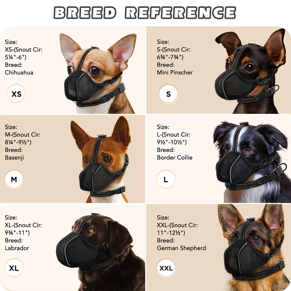BONTHEE bite-resistant muzzle design helps curb chewing during outings.