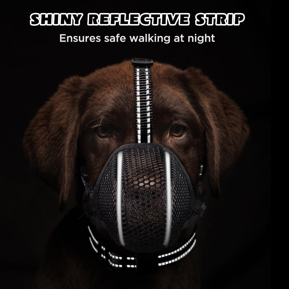 Bonthee foldable muzzle stores compactly for travel or vet visits.