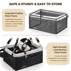 BONTHEE Upgrade Dog Booster Seat waterproof fabric highlights easy cleaning