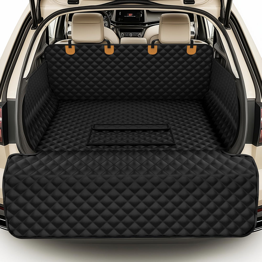 BONTHEE cargo liner full-coverage protects trunk floors from mud and claws
