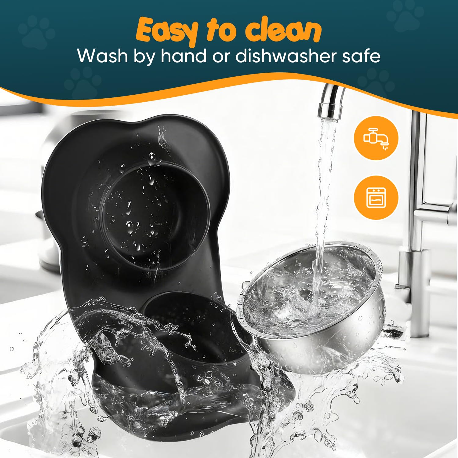 Bonve Pet collapsible travel bowl included for quick pet hydration on the go.