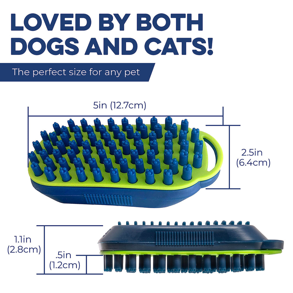 Bonza cepillo para perros silicona lavable en lavavajillas