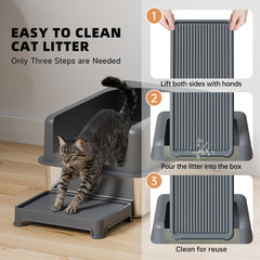 Booche cat litter mat durable material emphasizes long-lasting use.