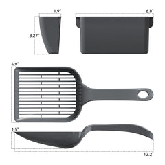 Booche precision sifting separates waste from clean litter efficiently.