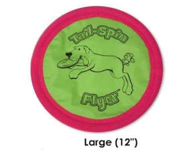 Durable Booda Tail-Spin Flyer material built for long-lasting play