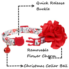 BoomBone cat Christmas collar bell adds cute jingling charm during walks