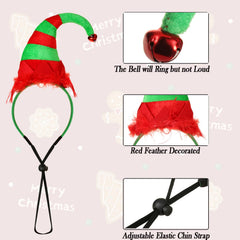 BoomBone tutu collar with bells enhances cute Christmas outfits and jingles.