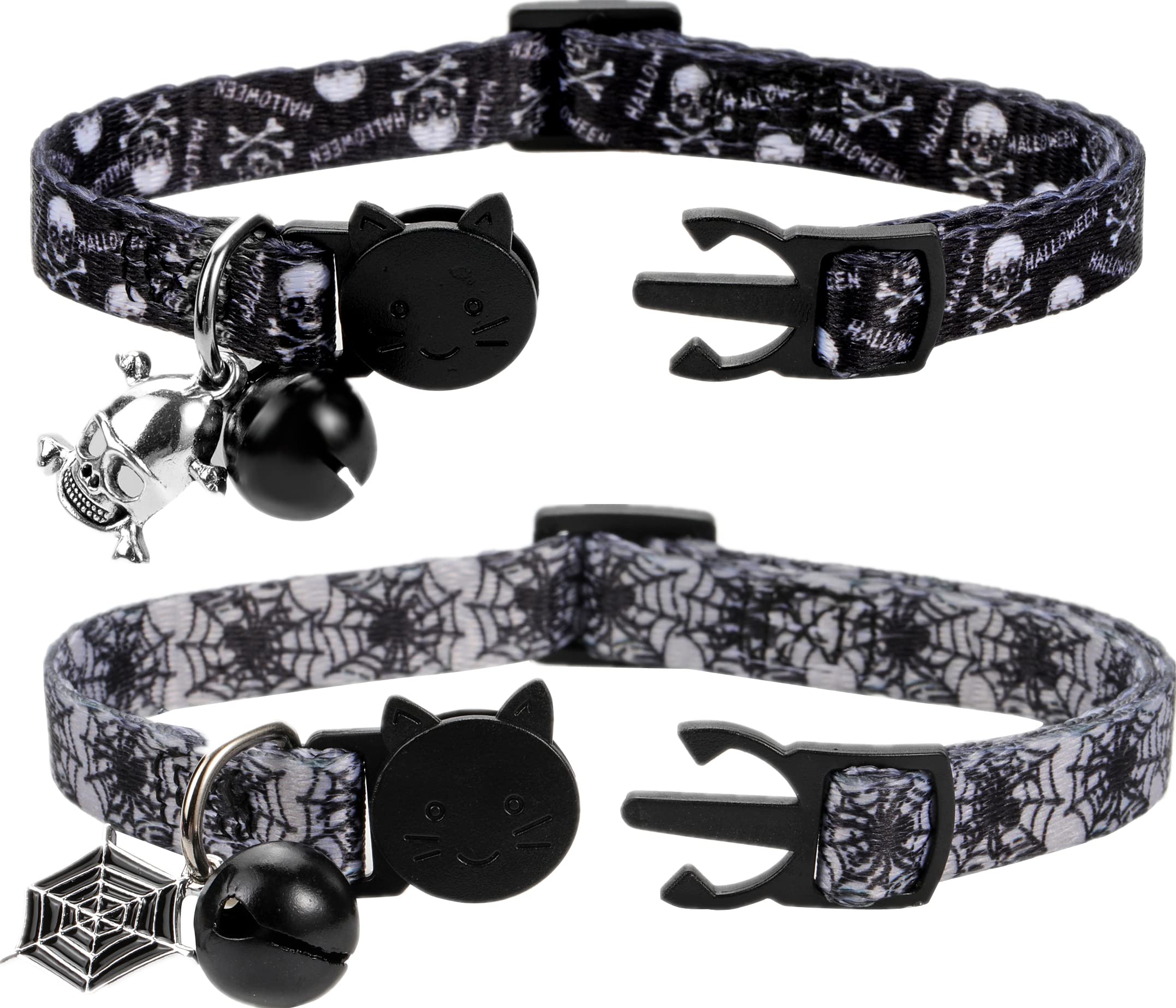 BoomBone quick-release buckle on Halloween collar for safety