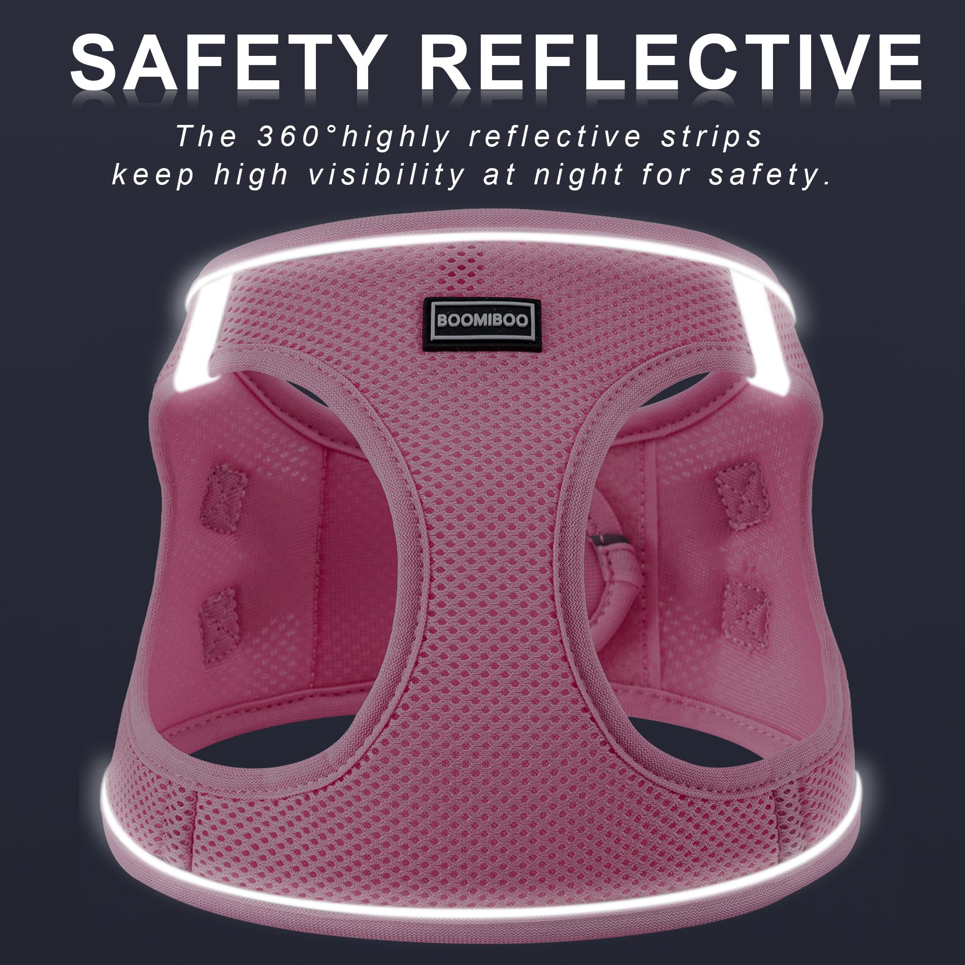 BOOMIBOO safety reflective night visibility for evening walks.