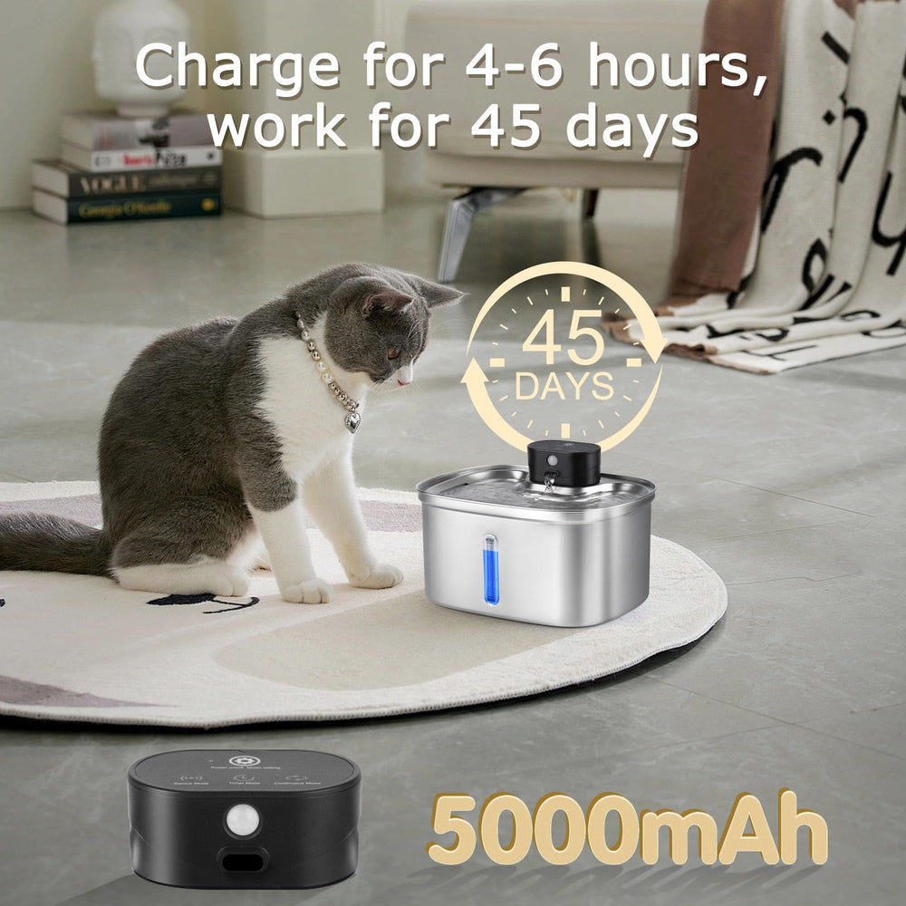 BOORCA detachable 5000mAh battery enables safe, travel-ready cordless operation