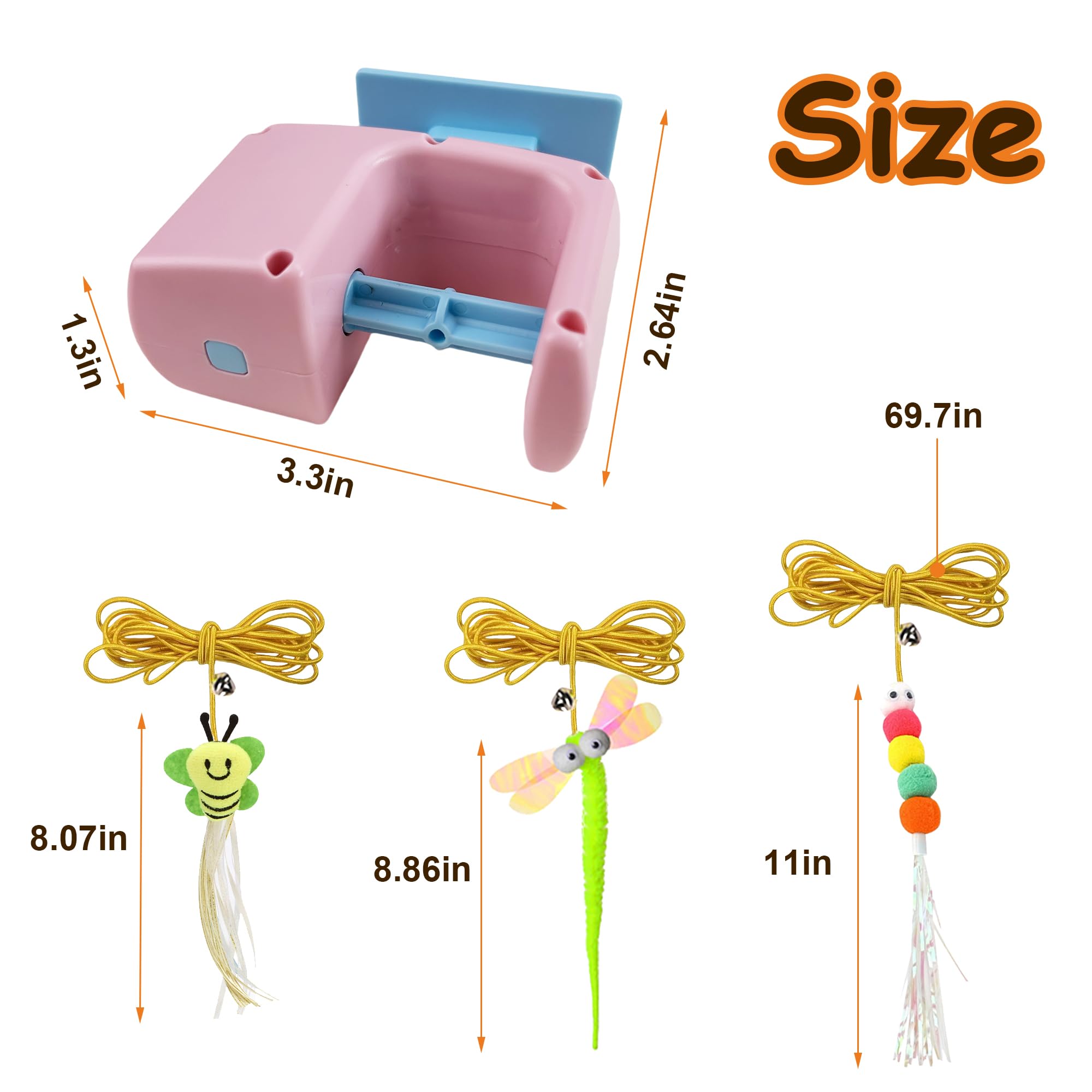 BOOTEELY setup ideas image illustrates two hanging positions for flexible play.