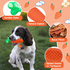 BoYoYo tough dog toy squeaky feature adds interactive sounds to playtime.