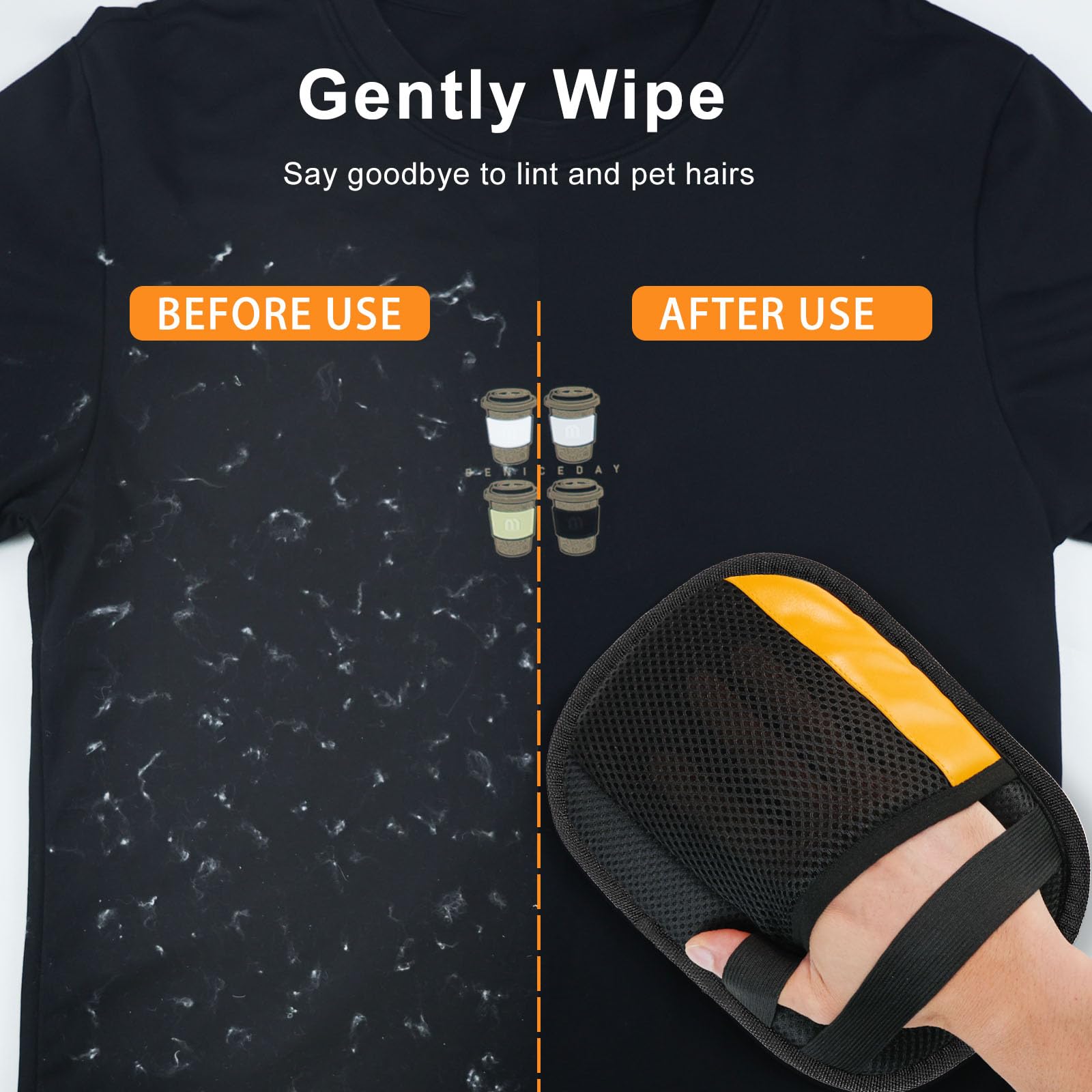 Boqibyon glove cleaning couch fabric quickly and effectively.