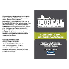 Boreal Nutraceuticals packaging with 180 tablets for home use