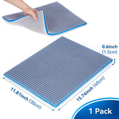 Borlech aquarium filter media pad honeycomb detail improves flow through media