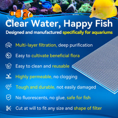 Borlech sponge pad layered detail shows honeycomb filtration for fine debris