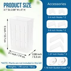 Borlech upgraded aquarium plant holder semitransparent design blends with tank aesthetics.