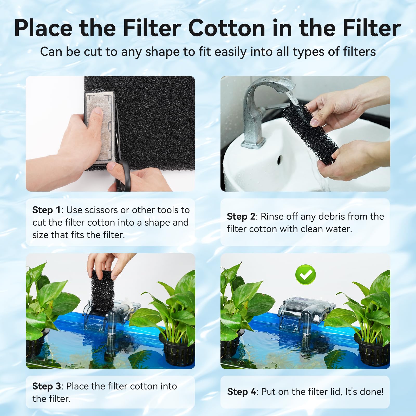Borlech pond aquarium filtration demo highlights potential for clearer water.