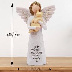 BORLESTA cat-mantel-decor-sculpture adds elegant sentiment to shelves and mantels.