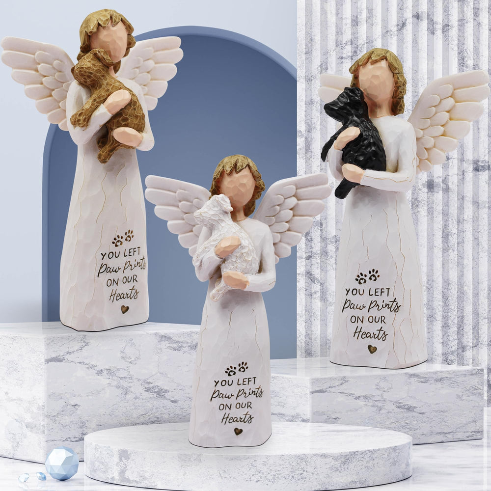 BORLESTA pet loss gift dog statue offers a tangible symbol of remembrance and support.