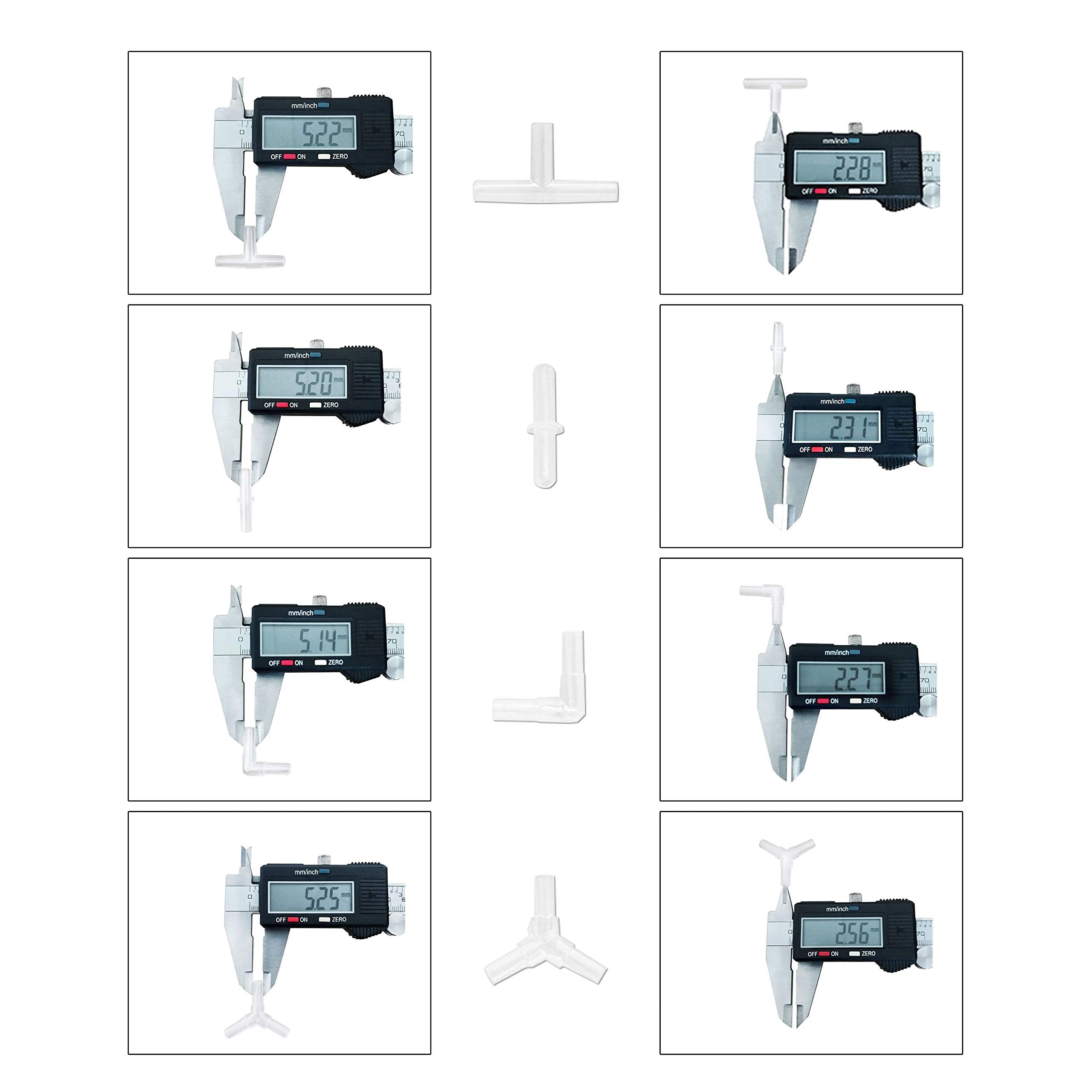 BornFeel T-shape connector enabling dual inputs for aeration