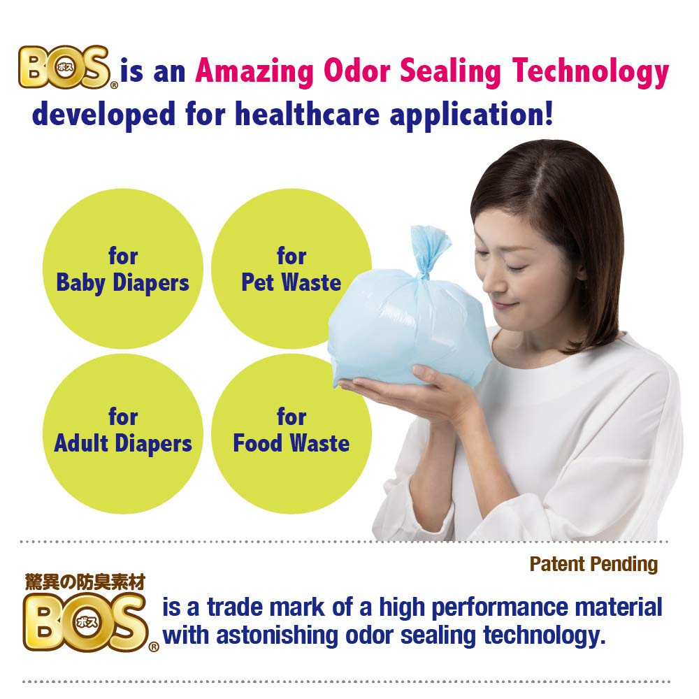 BOS Amazing Odor Sealing Bags close-up shows durable bag texture