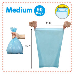 BOS Amazing Odor Sealing Bags compact-dispense image illustrates one-bag-at-a-time access