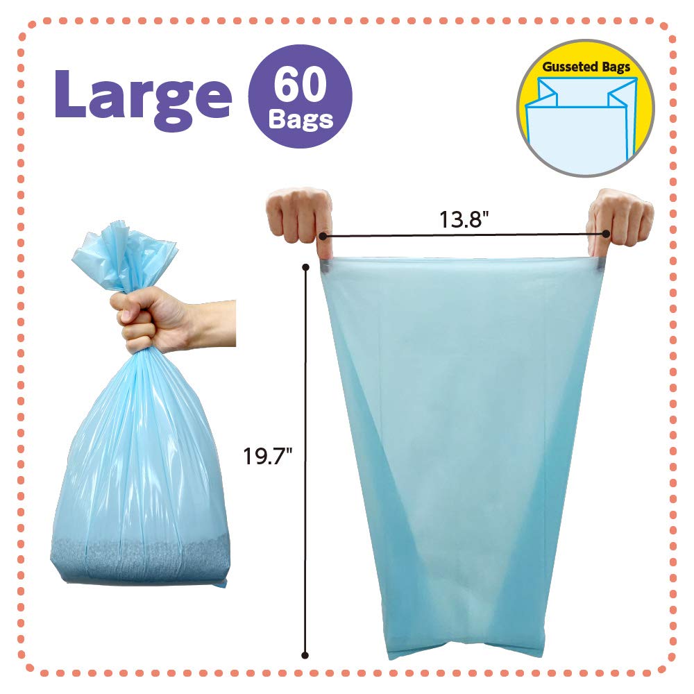 BOS Amazing odor-sealing bags feature durable material for tough waste tasks