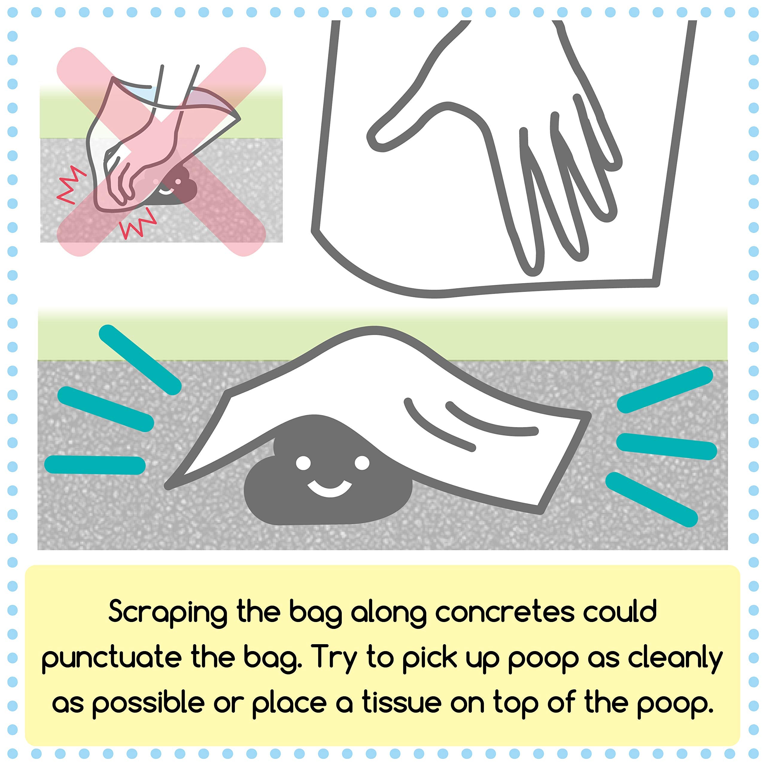 BOS Amazing Odor Sealing Bags opaque light-blue color ready for use.